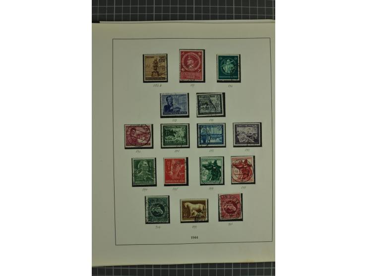 1872/1945, ungebrauchte und gestempelte Sammlung, beginnend mit gutem Brustschildteil mit u.a. Mi.-Nr. 11, 27(2) und 30, des 