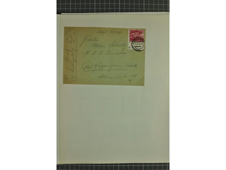 1872/1945, ungebrauchte und gestempelte Sammlung, beginnend mit gutem Brustschildteil mit u.a. Mi.-Nr. 11, 27(2) und 30, des 