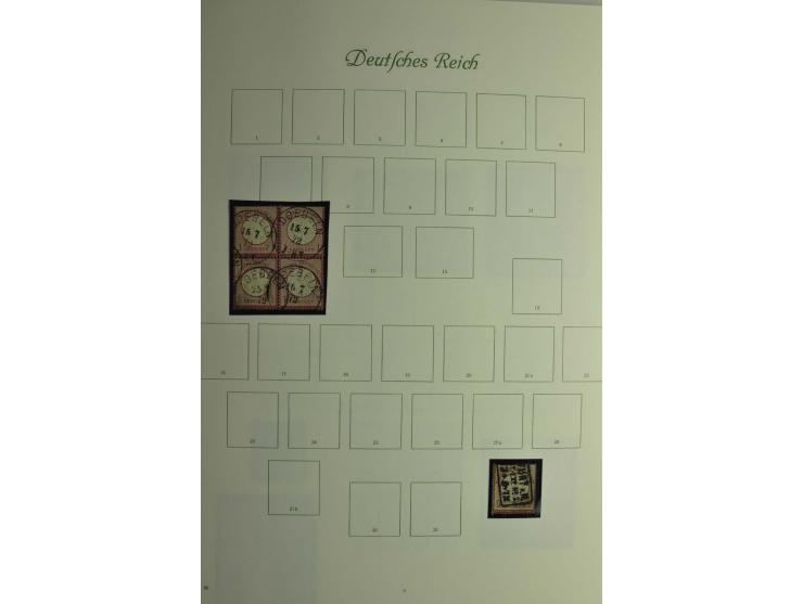 1872/1945, postfrische, ungebrauchte und gestempelte Sammlung, relativ wenig besetzt jedoch praktisch nur mit besseren Werten