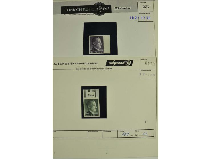 1872/1945, postfrische, ungebrauchte und gestempelte Sammlung, relativ wenig besetzt jedoch praktisch nur mit besseren Werten