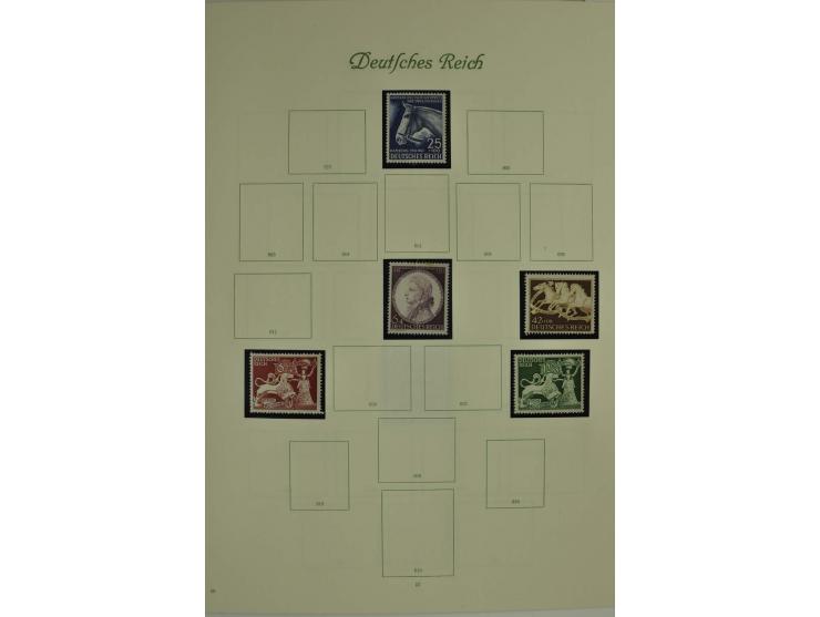1872/1945, postfrische, ungebrauchte und gestempelte Sammlung, relativ wenig besetzt jedoch praktisch nur mit besseren Werten