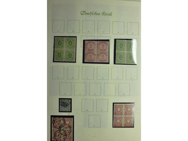 1872/1945, postfrische, ungebrauchte und gestempelte Sammlung, relativ wenig besetzt jedoch praktisch nur mit besseren Werten