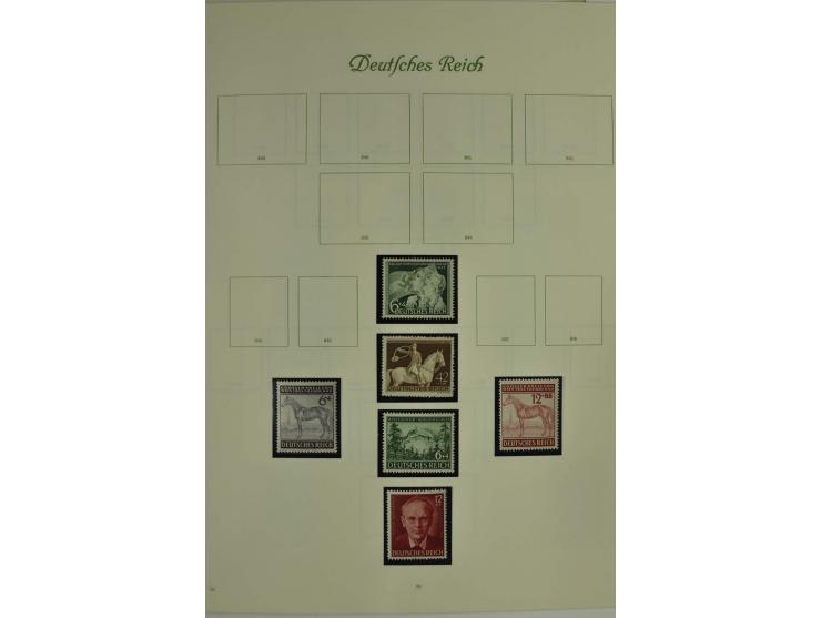 1872/1945, postfrische, ungebrauchte und gestempelte Sammlung, relativ wenig besetzt jedoch praktisch nur mit besseren Werten