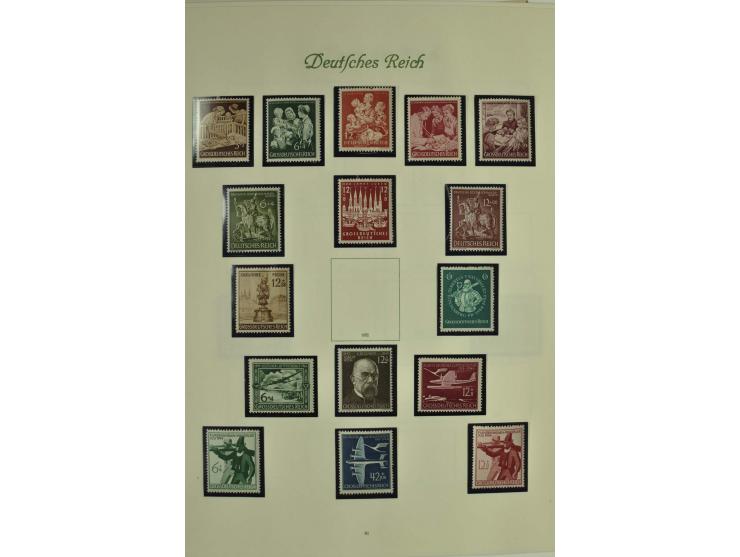 1872/1945, postfrische, ungebrauchte und gestempelte Sammlung, relativ wenig besetzt jedoch praktisch nur mit besseren Werten