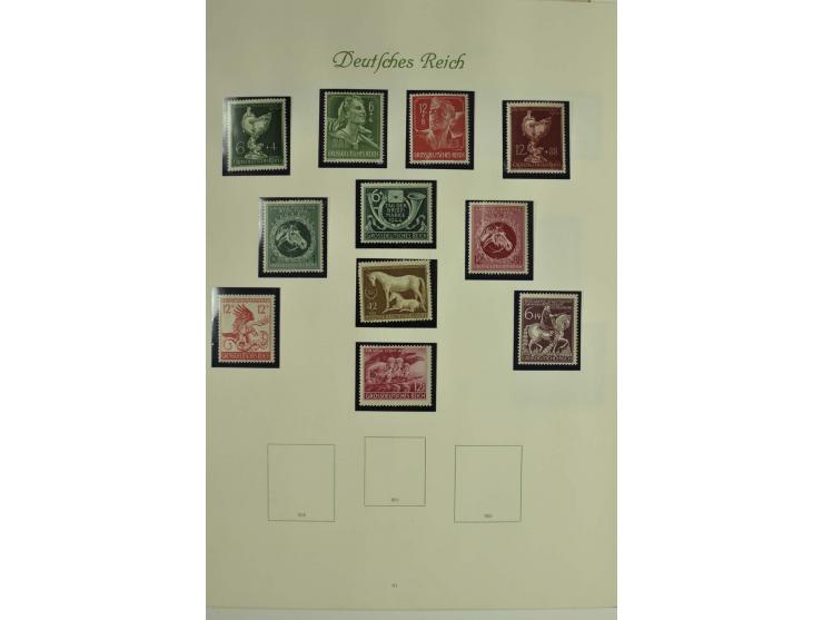 1872/1945, postfrische, ungebrauchte und gestempelte Sammlung, relativ wenig besetzt jedoch praktisch nur mit besseren Werten