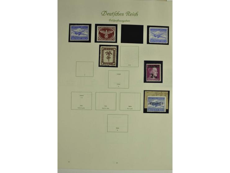 1872/1945, postfrische, ungebrauchte und gestempelte Sammlung, relativ wenig besetzt jedoch praktisch nur mit besseren Werten