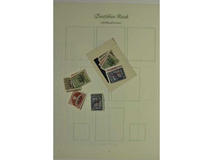 1872/1945, postfrische, ungebrauchte und gestempelte Sammlung, relativ wenig besetzt jedoch praktisch nur mit besseren Werten