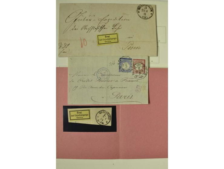 1872/1945, postfrische, ungebrauchte und gestempelte Sammlung, relativ wenig besetzt jedoch praktisch nur mit besseren Werten