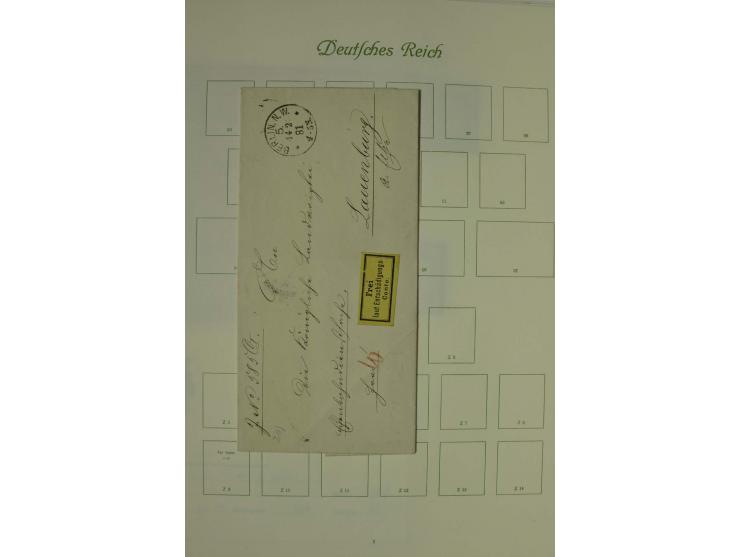 1872/1945, postfrische, ungebrauchte und gestempelte Sammlung, relativ wenig besetzt jedoch praktisch nur mit besseren Werten