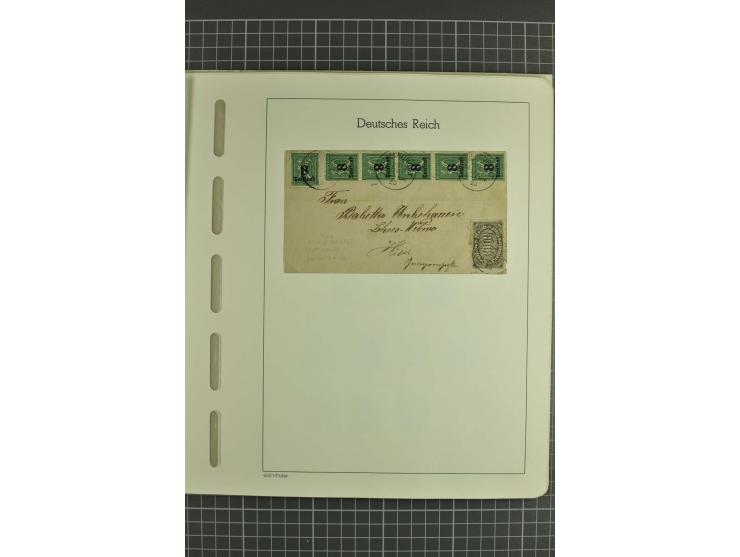 1916/23 Infla, gestempelte Sammlung, meist unsigniert und fraglich, aber auch Mi.-Nr. 151y (Fotoattest Fleiner BPP), 307 auf 
