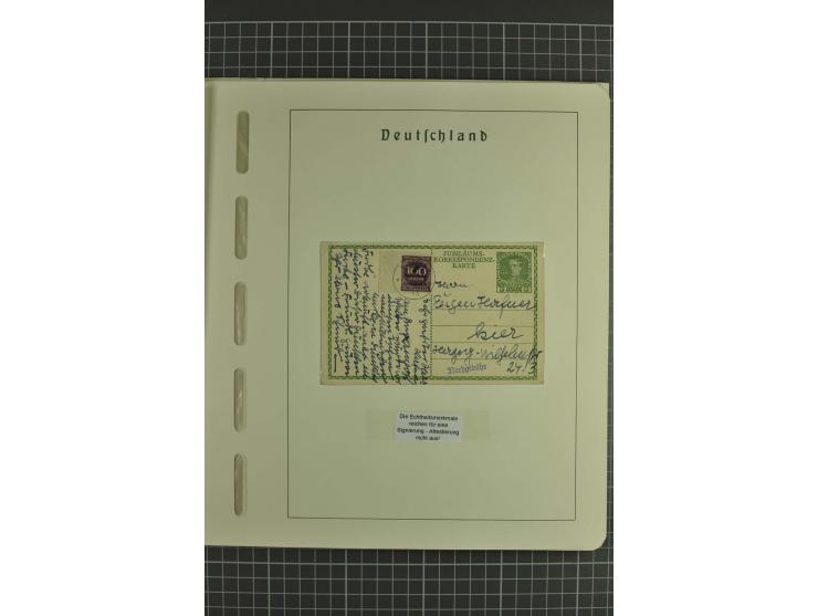1916/23 Infla, gestempelte Sammlung, meist unsigniert und fraglich, aber auch Mi.-Nr. 151y (Fotoattest Fleiner BPP), 307 auf 