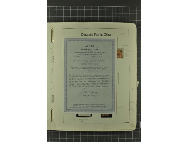 China bis Togo, gestempelte reichhaltige alte Sammlung mit vielen guten Werten, dabei u.a. China Mi.-Nr. 7IB und 7II, 8-11, T