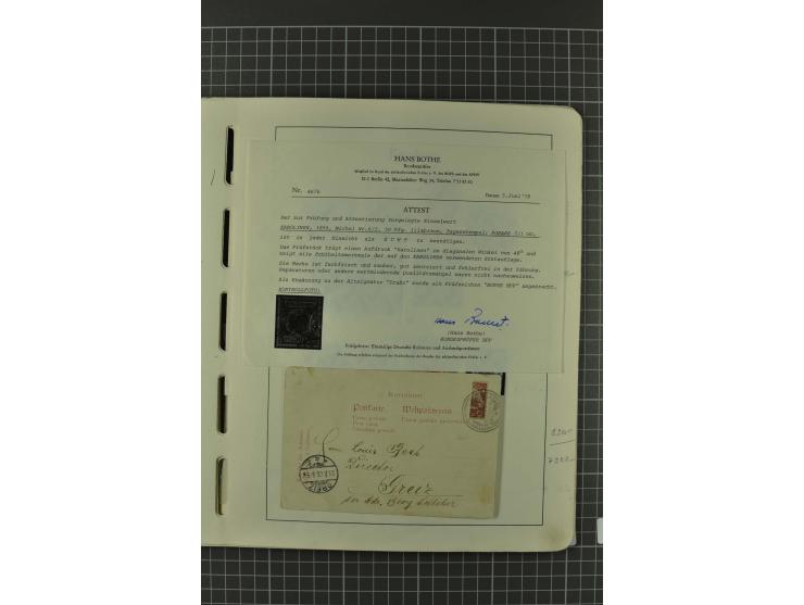 China bis Togo, gestempelte reichhaltige alte Sammlung mit vielen guten Werten, dabei u.a. China Mi.-Nr. 7IB und 7II, 8-11, T