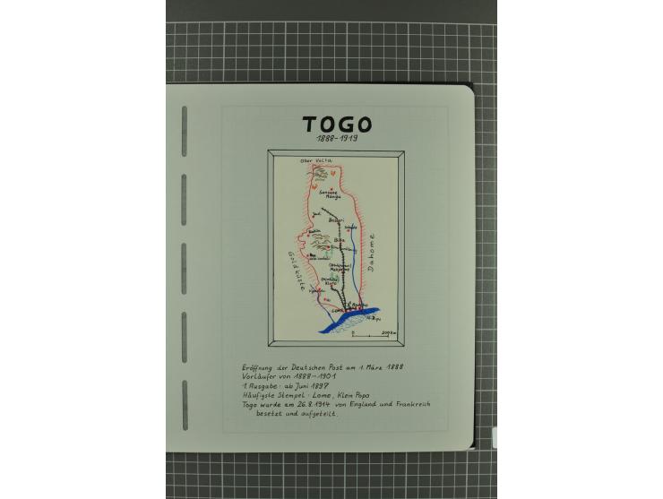 China bis Togo, ungebrauchte und gestempelte Sammlung mit einer Vielzahl besserer Werte und Sätze, Vorläufer, Briefstücke, Br