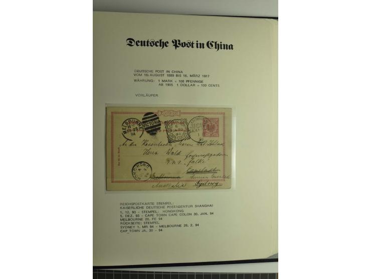 1886/1919, postfrische, ungebrauchte und gestempelte Sammlung mit vielen Vorläufern, guten Werten, Briefstücken, Briefen und 