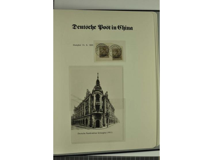 1886/1919, postfrische, ungebrauchte und gestempelte Sammlung mit vielen Vorläufern, guten Werten, Briefstücken, Briefen und 