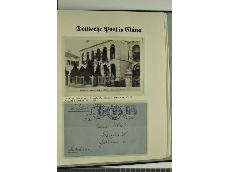1886/1919, postfrische, ungebrauchte und gestempelte Sammlung mit vielen Vorläufern, guten Werten, Briefstücken, Briefen und 