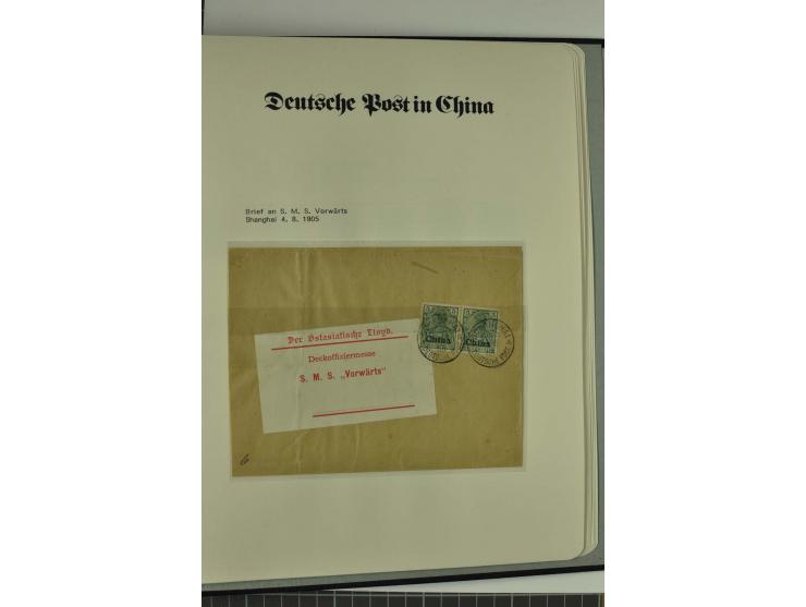 1886/1919, postfrische, ungebrauchte und gestempelte Sammlung mit vielen Vorläufern, guten Werten, Briefstücken, Briefen und 
