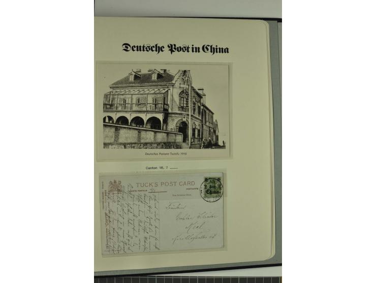 1886/1919, postfrische, ungebrauchte und gestempelte Sammlung mit vielen Vorläufern, guten Werten, Briefstücken, Briefen und 