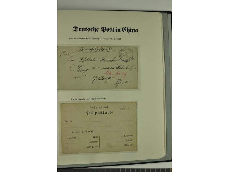 1886/1919, postfrische, ungebrauchte und gestempelte Sammlung mit vielen Vorläufern, guten Werten, Briefstücken, Briefen und 