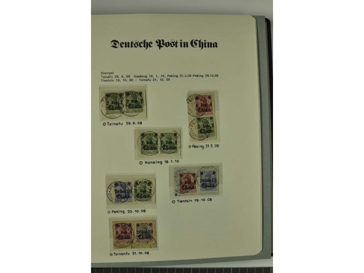 1886/1919, postfrische, ungebrauchte und gestempelte Sammlung mit vielen Vorläufern, guten Werten, Briefstücken, Briefen und 