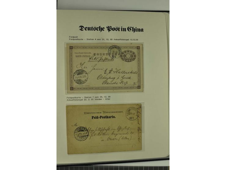 1886/1919, postfrische, ungebrauchte und gestempelte Sammlung mit vielen Vorläufern, guten Werten, Briefstücken, Briefen und 
