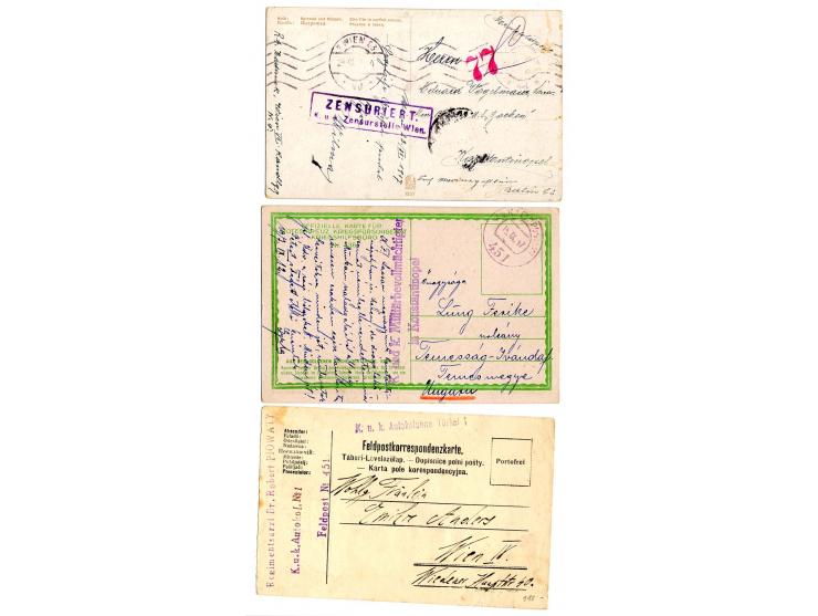 MILITÄRMISSION: 1916/18, 12 Belege, dabei Tarnstempel, MSP, Streifband der Armeezeitung "JILDRIM", dazu 3 Belege von österrei