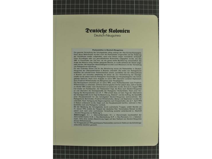 1890/1919, postfrische, ungebrauchte und gestempelte Sammlung mit 2 R-Briefen und einer Karte