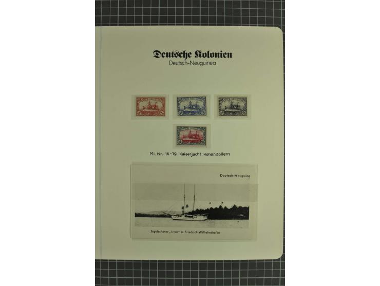 1890/1919, postfrische, ungebrauchte und gestempelte Sammlung mit 2 R-Briefen und einer Karte