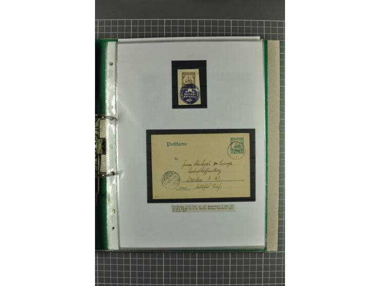 ABONG-MBANG bis VIKTORIA, sehr interessante Stempel-Sammlung auf Briefen, Karten, Briefstücken und 2 losen Marken, dabei viel
