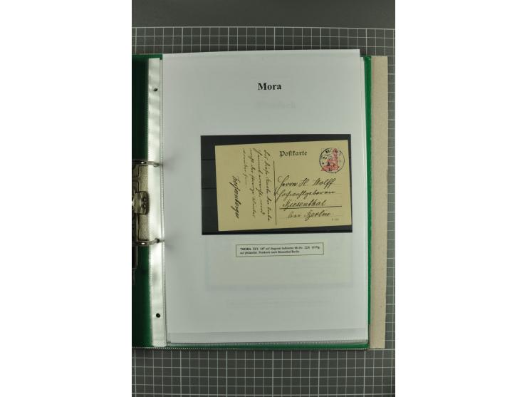 ABONG-MBANG bis VIKTORIA, sehr interessante Stempel-Sammlung auf Briefen, Karten, Briefstücken und 2 losen Marken, dabei viel