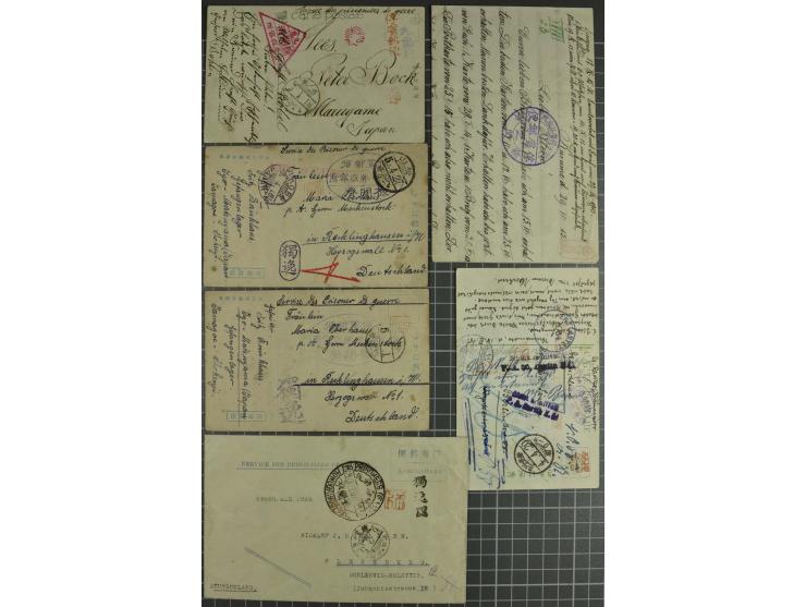 1914/19, 21 Briefe und Karten aus diversen Lagern