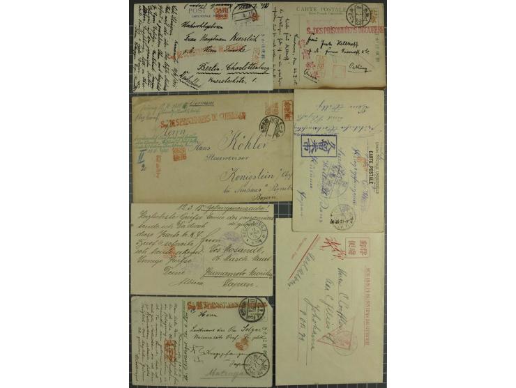 1914/19, 21 Briefe und Karten aus diversen Lagern