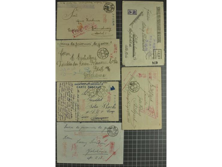 1914/19, 21 Briefe und Karten aus diversen Lagern