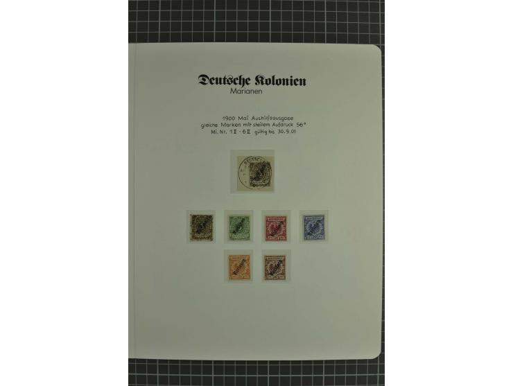 1899/1919, ungebrauchte und gestempelte Sammlung mit u.a. Mi.-Nr. 1-6I, 4 Reco-Briefen etc.