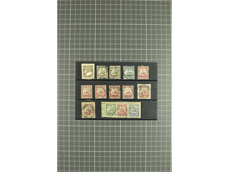 1889/1919, ungebrauchte und gestempelte Sammlung, in den Hauptnummern kpl., dazu Stempelteil mit u.a. AGU, ASSAHUN, KPANDU et