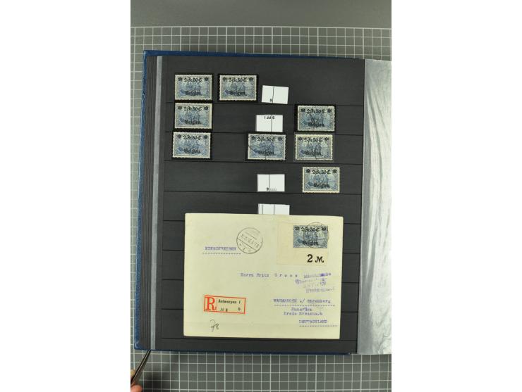1914/1918, sehr schön spezialisierte ungebrauchte/postfrische und gestempelte Sammlung mit etlichen Farbvarianten, Ur- und Au