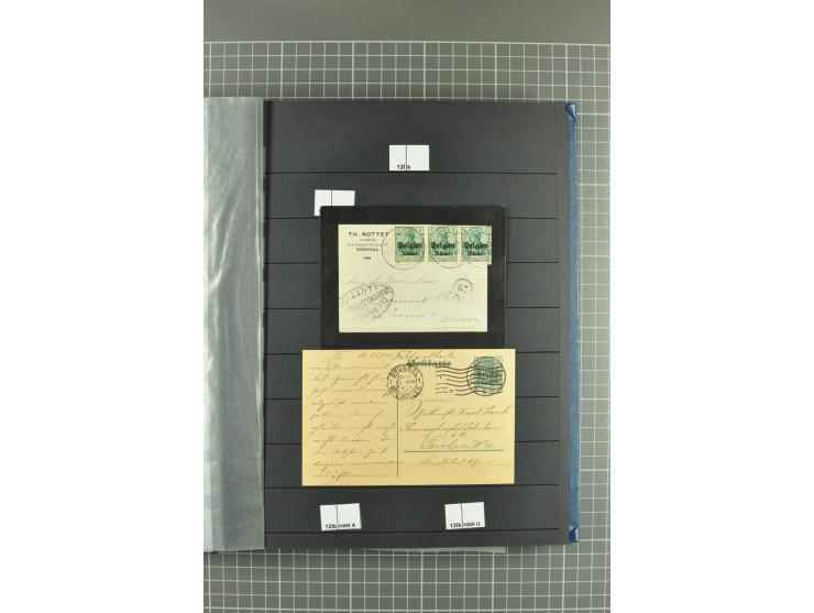1914/1918, sehr schön spezialisierte ungebrauchte/postfrische und gestempelte Sammlung mit etlichen Farbvarianten, Ur- und Au