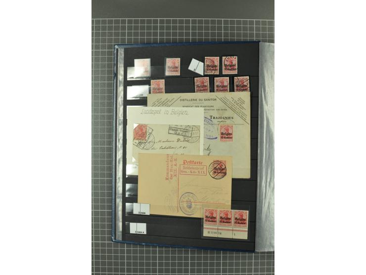 1914/1918, sehr schön spezialisierte ungebrauchte/postfrische und gestempelte Sammlung mit etlichen Farbvarianten, Ur- und Au