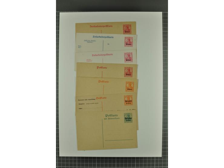 1914/1918, sehr schön spezialisierte ungebrauchte/postfrische und gestempelte Sammlung mit etlichen Farbvarianten, Ur- und Au