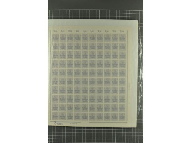 1914/1918, sehr schön spezialisierte ungebrauchte/postfrische und gestempelte Sammlung mit etlichen Farbvarianten, Ur- und Au