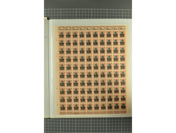 1914/1918, sehr schön spezialisierte ungebrauchte/postfrische und gestempelte Sammlung mit etlichen Farbvarianten, Ur- und Au