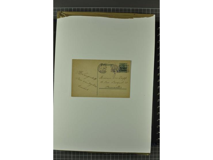 1914/18, interessante Sammlung von über 120 Briefen und Karten, dabei diverse Zensuren, R-Briefe, Eil-Briefe, Nachporto und N