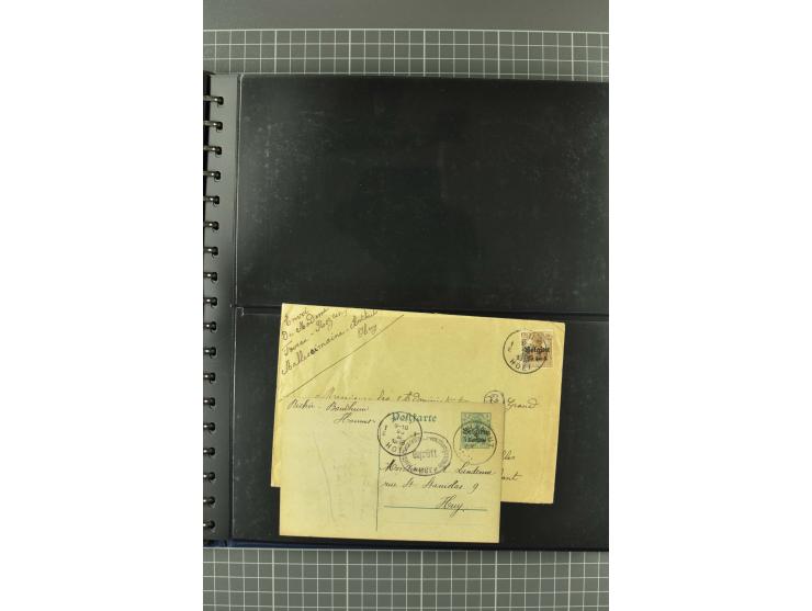 1914/18, interessante Sammlung von über 120 Briefen und Karten, dabei diverse Zensuren, R-Briefe, Eil-Briefe, Nachporto und N