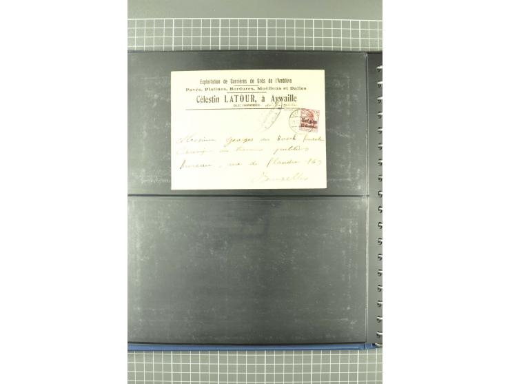 1914/18, interessante Sammlung von über 120 Briefen und Karten, dabei diverse Zensuren, R-Briefe, Eil-Briefe, Nachporto und N