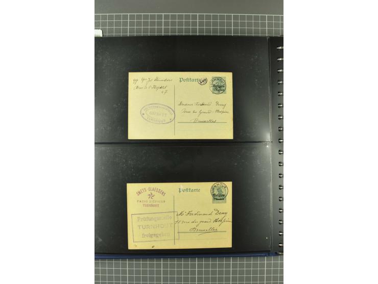 1914/18, interessante Sammlung von über 120 Briefen und Karten, dabei diverse Zensuren, R-Briefe, Eil-Briefe, Nachporto und N