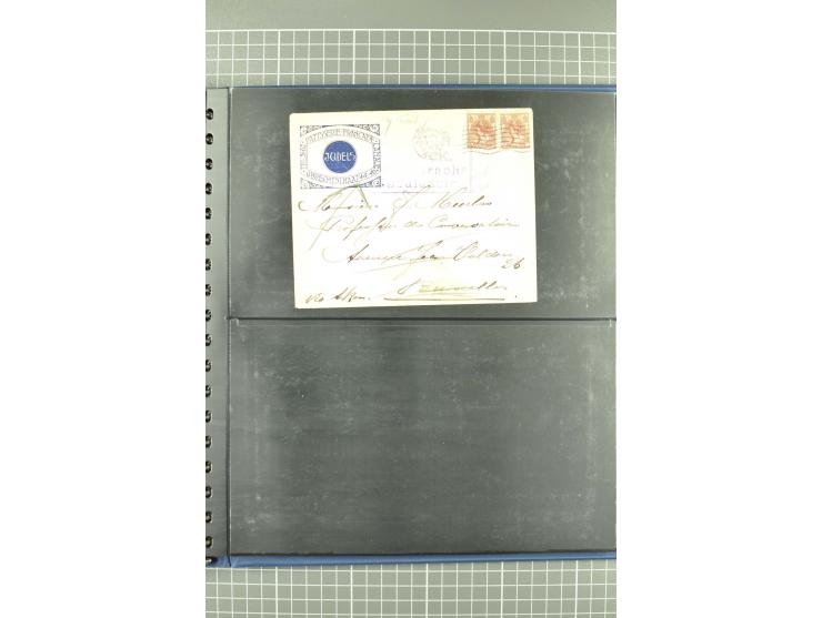 1914/18, interessante Sammlung von über 120 Briefen und Karten, dabei diverse Zensuren, R-Briefe, Eil-Briefe, Nachporto und N