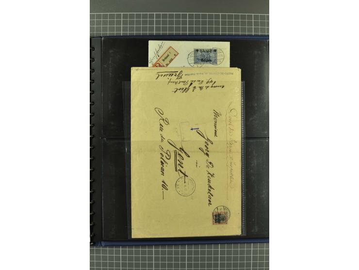 1914/18, interessante Sammlung von über 120 Briefen und Karten, dabei diverse Zensuren, R-Briefe, Eil-Briefe, Nachporto und N
