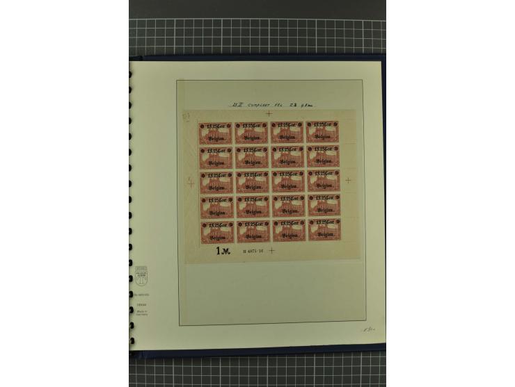 1914/18, interessante Sammlung von über 120 Briefen und Karten, dabei diverse Zensuren, R-Briefe, Eil-Briefe, Nachporto und N