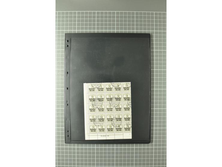 1915/19, interessante Stempelsammlung von Alt-Auz bis Wolkoyski auf losen Marken und Briefstücken, dabei auch diverse Besonde